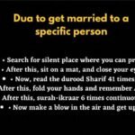 Dua To Get married To A Specific Person
