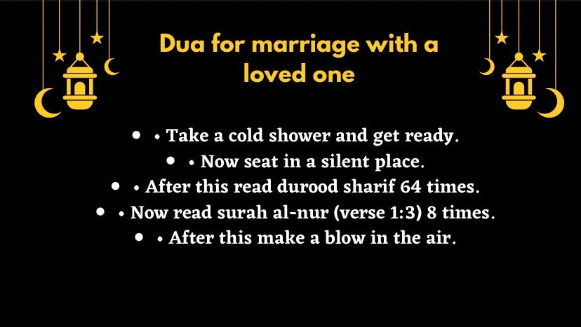 Dua For Love Marriage With A loved One