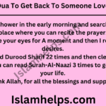 Effective Dua To Get Back To Someone Love You Soon