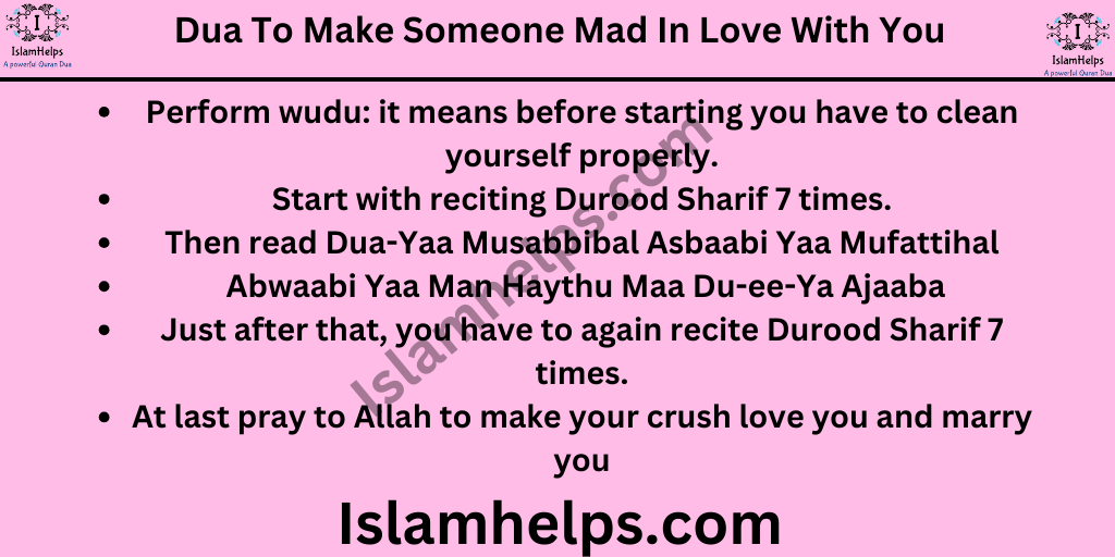 Dua To Make Someone Love You And Marry You