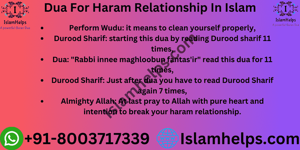 Dua For Haram Relationship In Islam