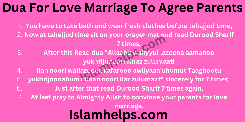 Powerful Dua For Love Marriage To Agree Parents