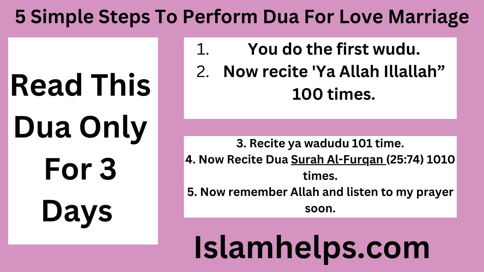 5 Simple Steps To Perform Dua For Love Marriage