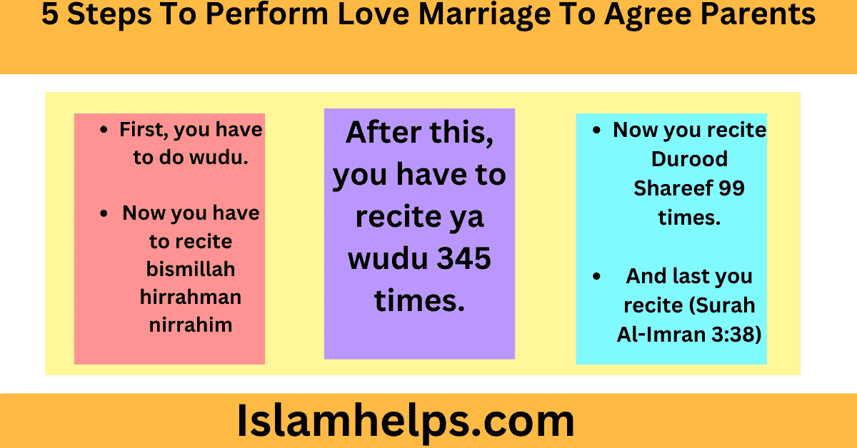 5 Steps To Perform Love Marriage To Agree Parents