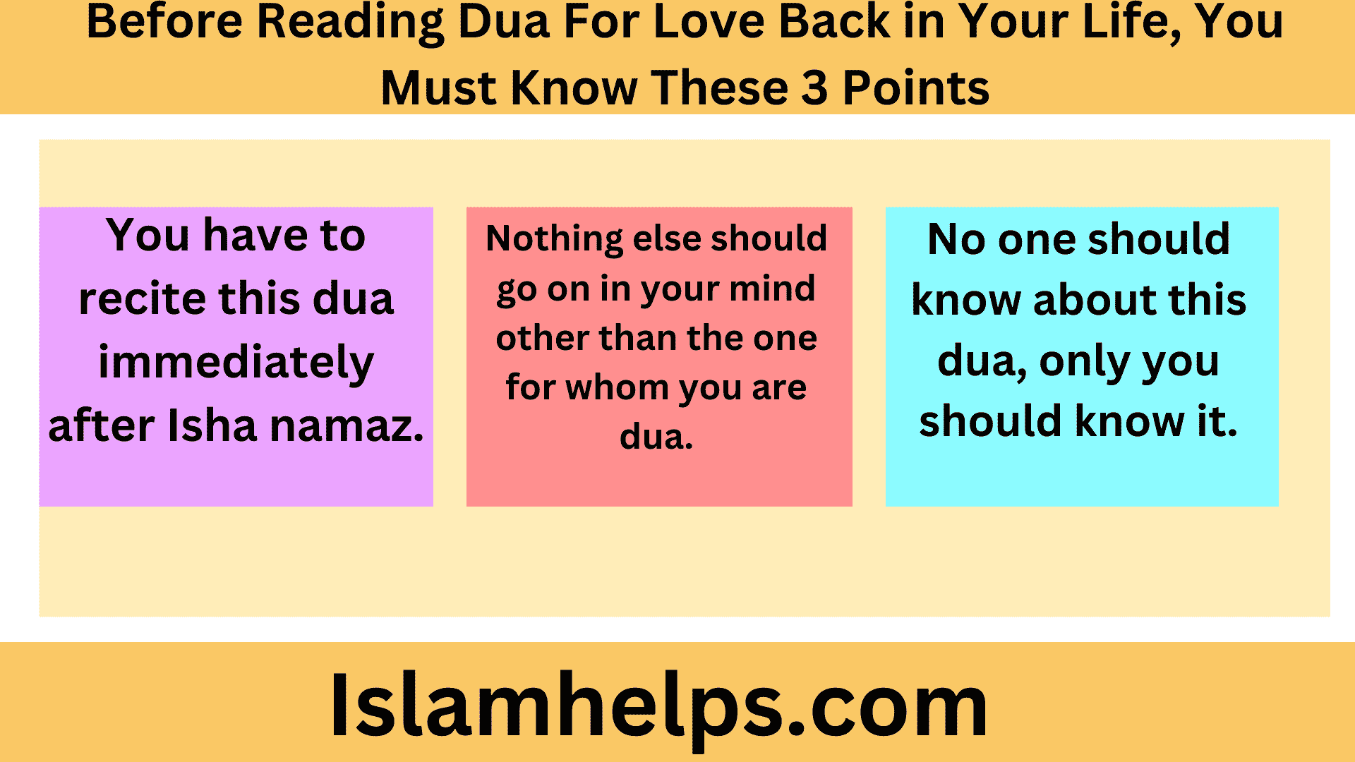 Before Reading Dua For Love Back in Your Life, You Must Know These 3 Points