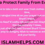 Dua To Protect Family From Evil Eye