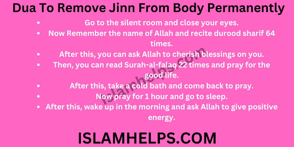 Powerful Dua To Remove Jinn From Body Permanently