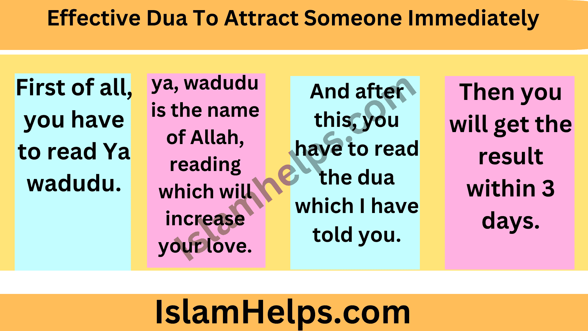 Effective Dua To Attract Someone Immediately