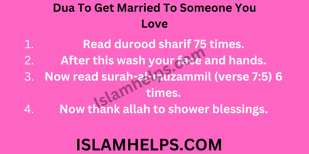 Dua To Get Married To Someone You Love