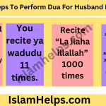 4 Easy Steps To Perform Dua For Husband Love Back 