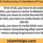 5 Steps To Perform Dua To Get Marry Of Your Choice